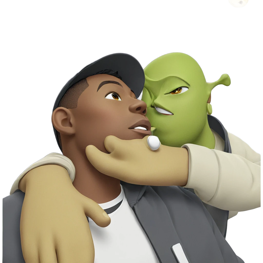 boys with colored skin parody emoji