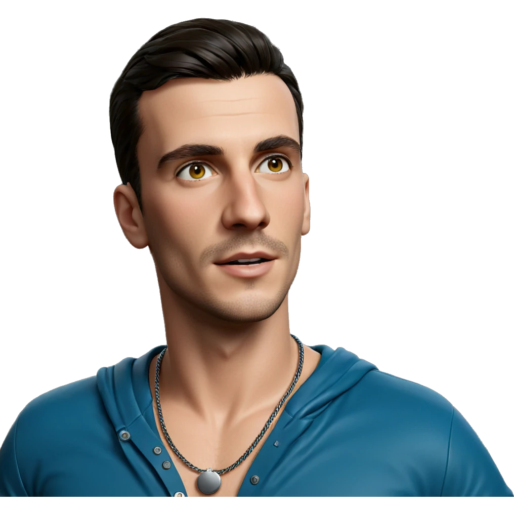 portrait of a stylish man emoji