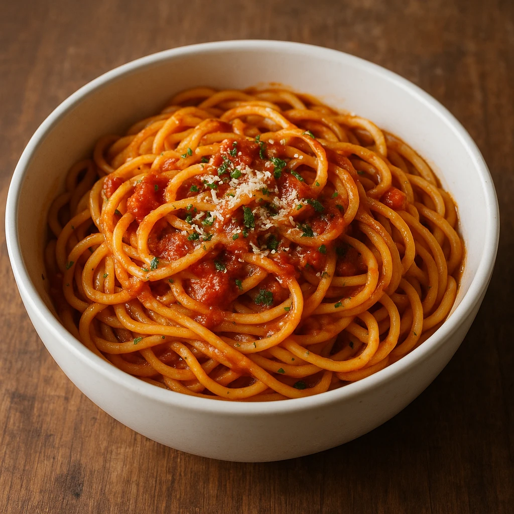 a bowl of pasta, realistic style emoji