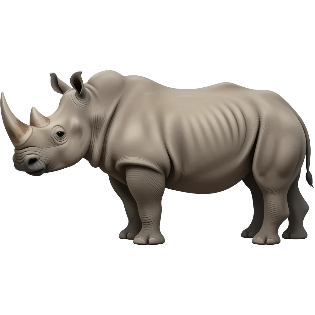 Indian rhino emoji