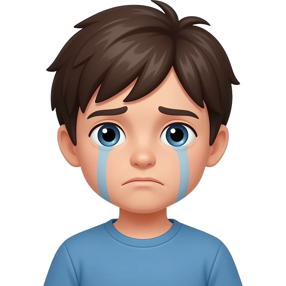 Sad boy emoji