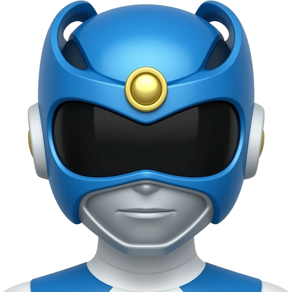 Blue power ranger emoji