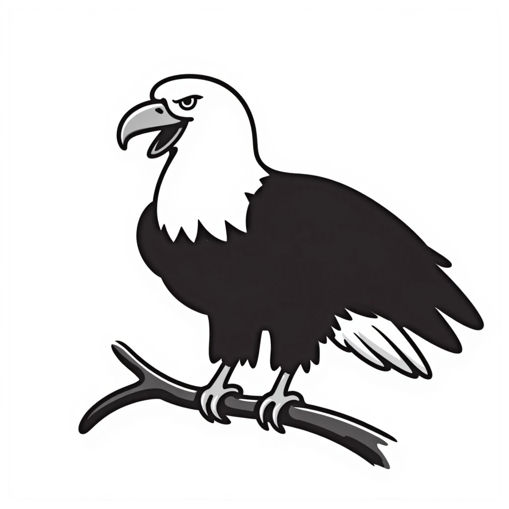 Bald eagle emoji