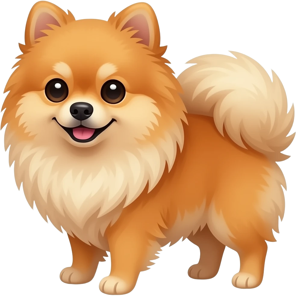 Pomerania perro emoji