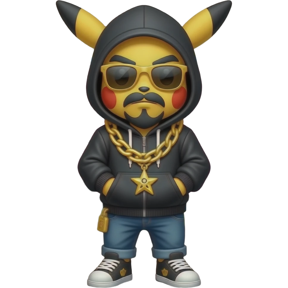 Thug-Life hoo  version of Pokemon emoji