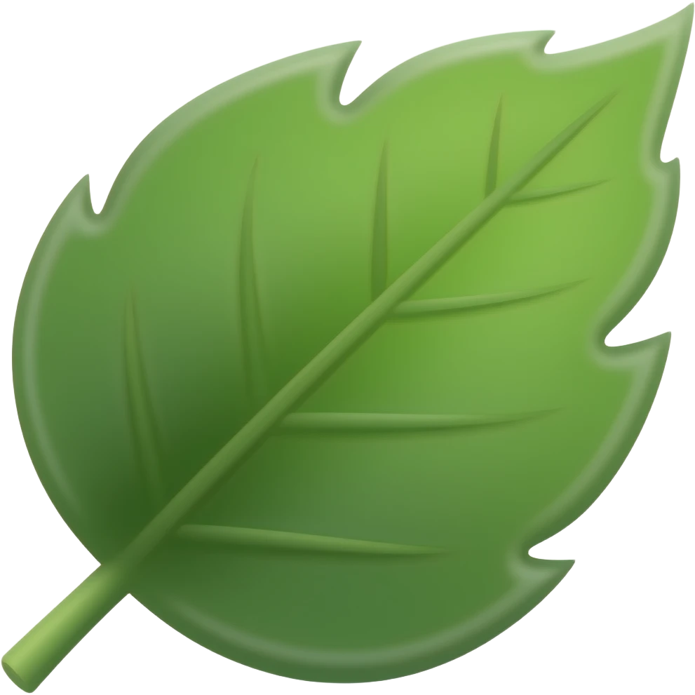 green leaf emoji
