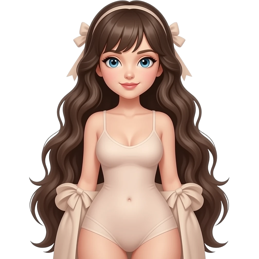 sexy girl no dress no cloth emoji