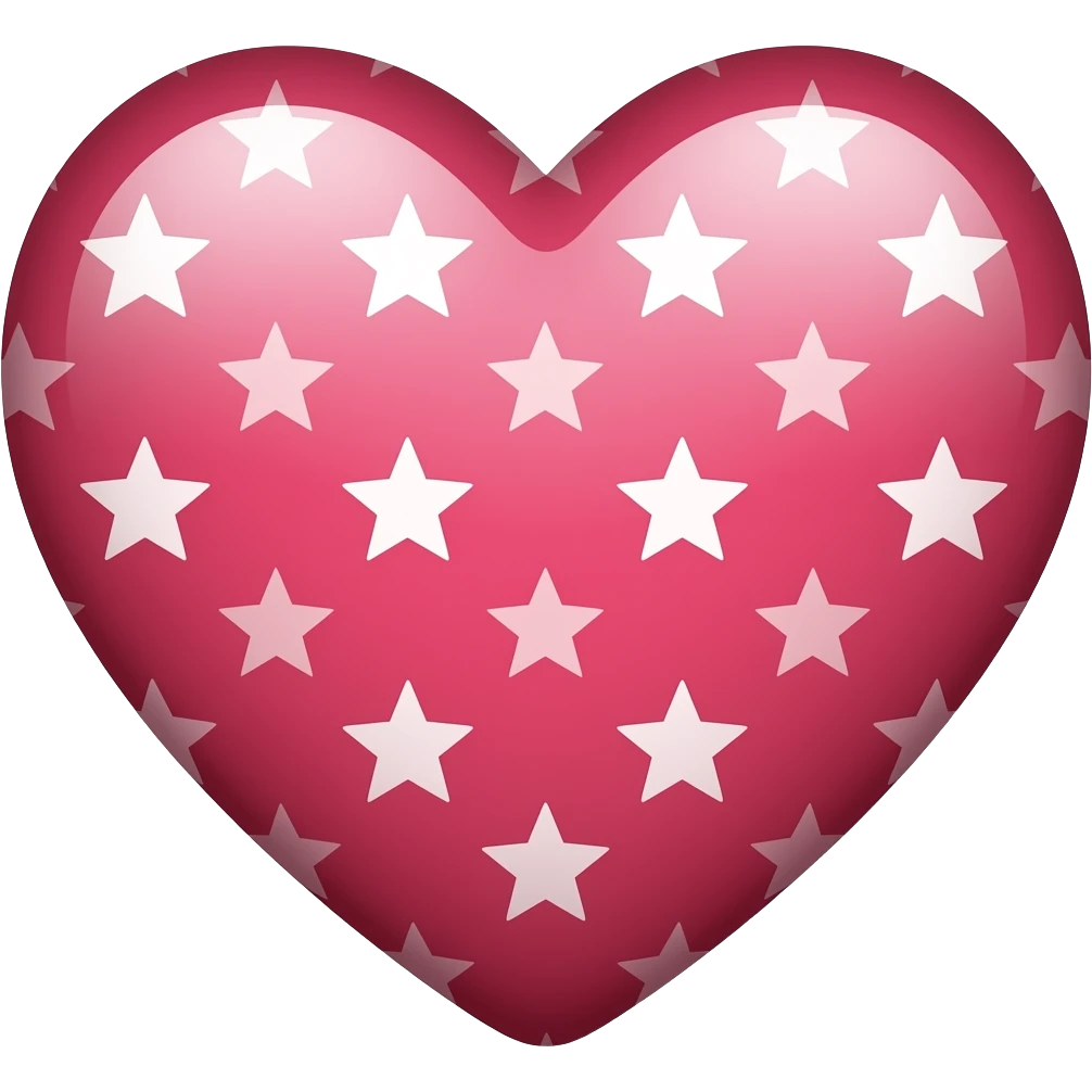 heart with stars emoji