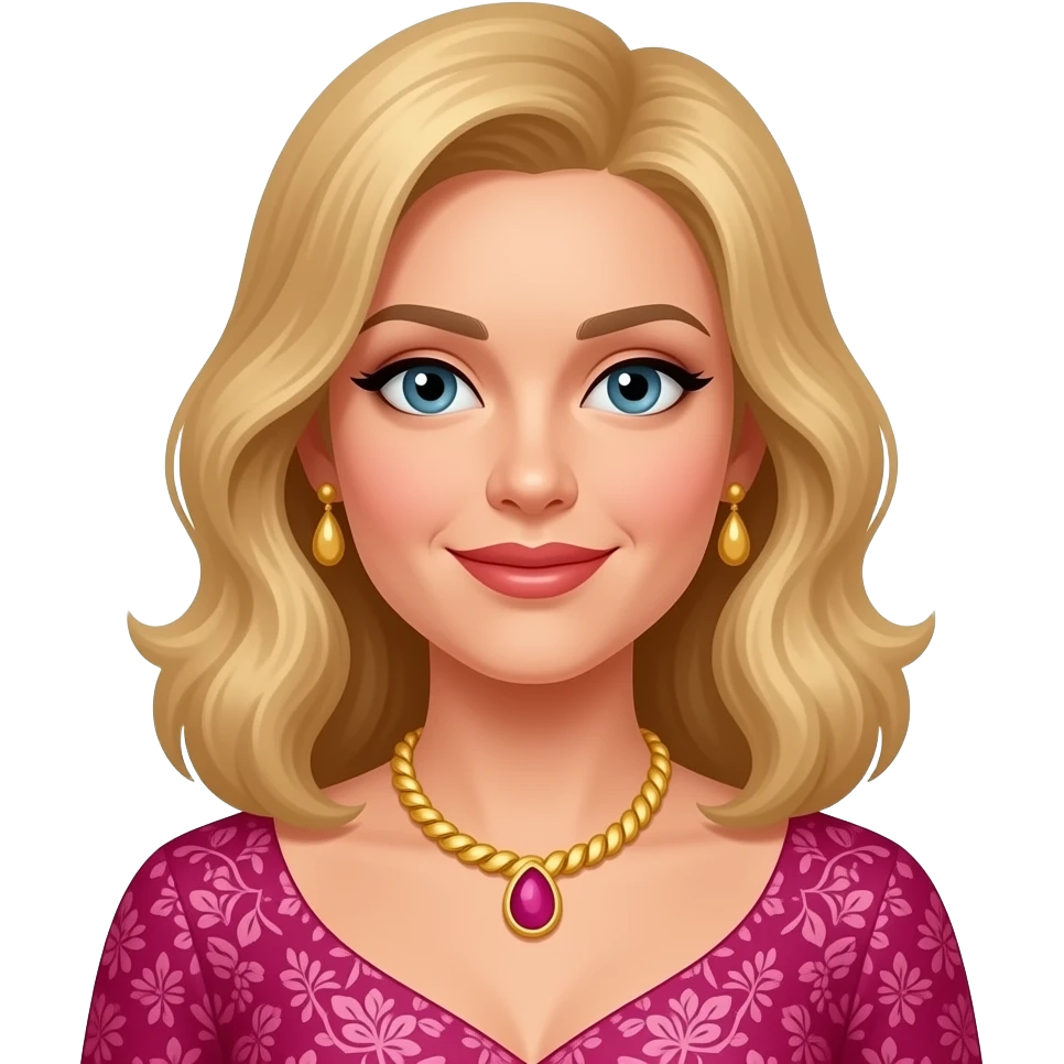 Wealthy woman emoji