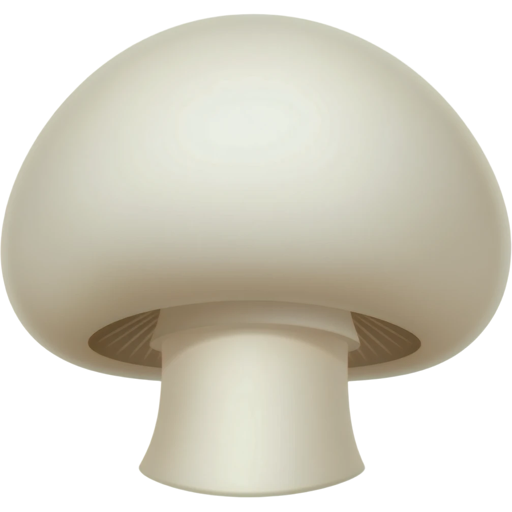 white button Mushrooms emoji