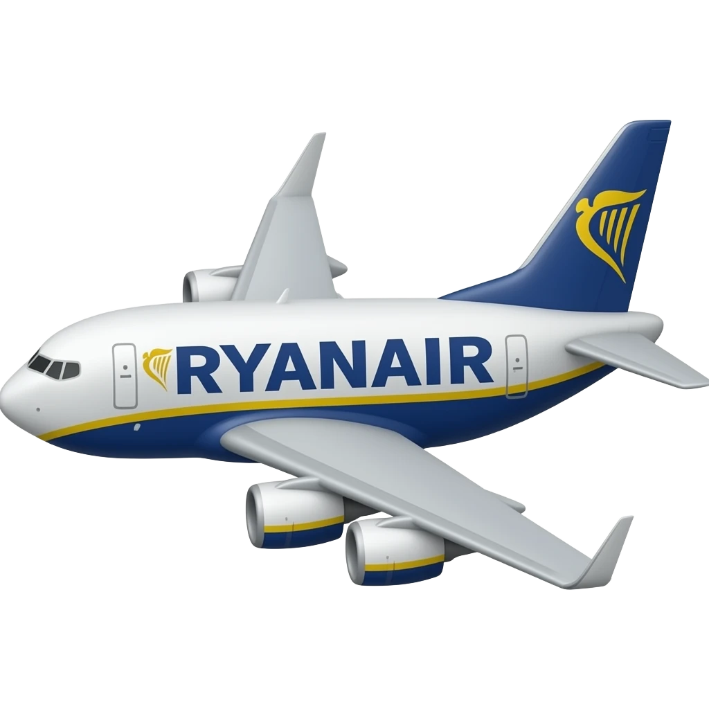 Make me a Ryanair emoji plane emoji