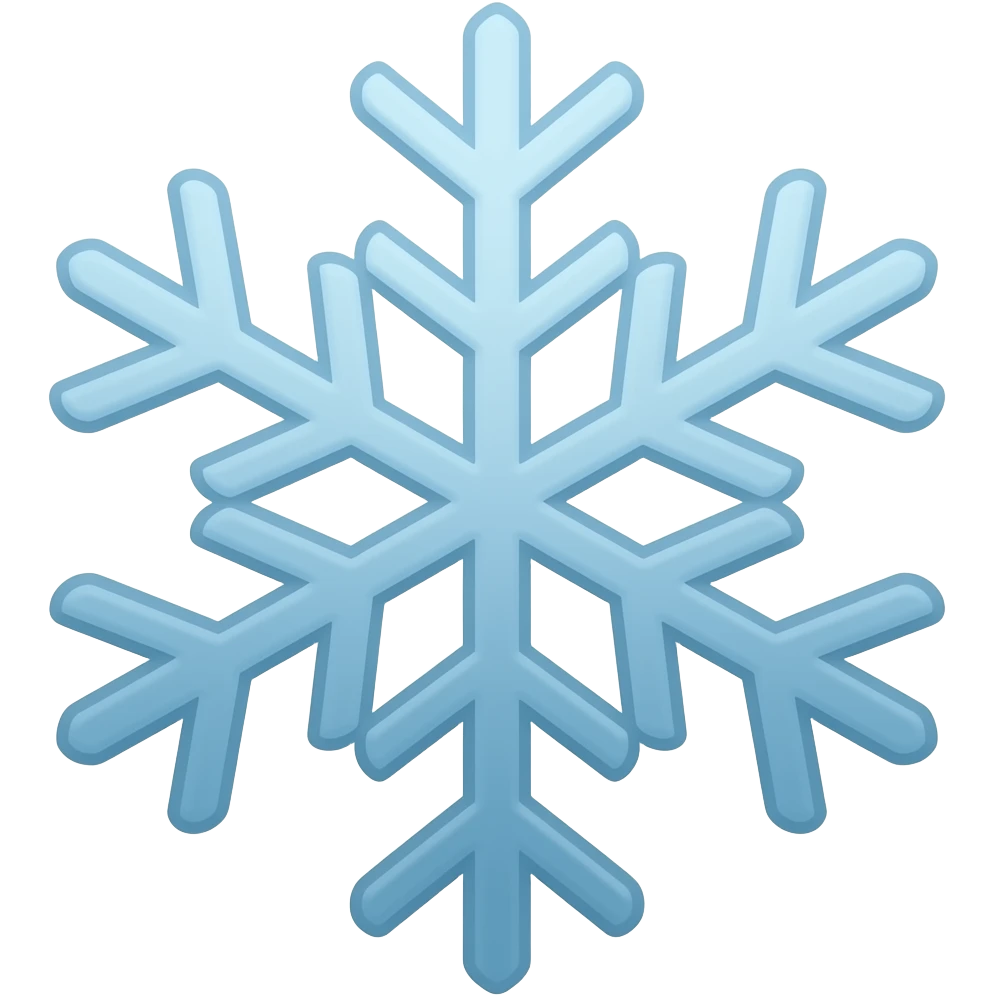 snowflake emoji