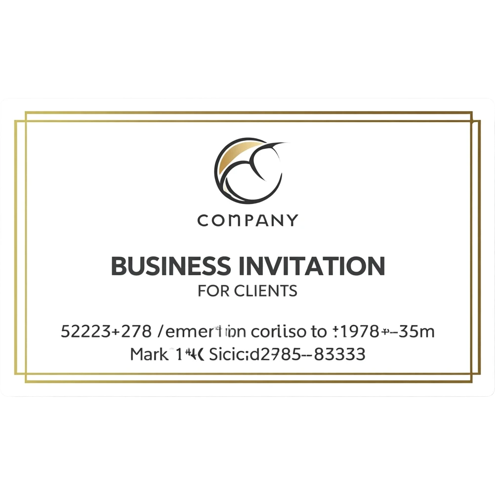 clients been invited for an event - very simple not to detailed emoji