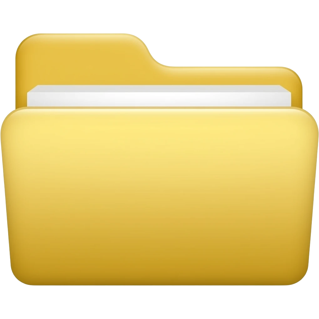 Folder logo what represent management. emoji