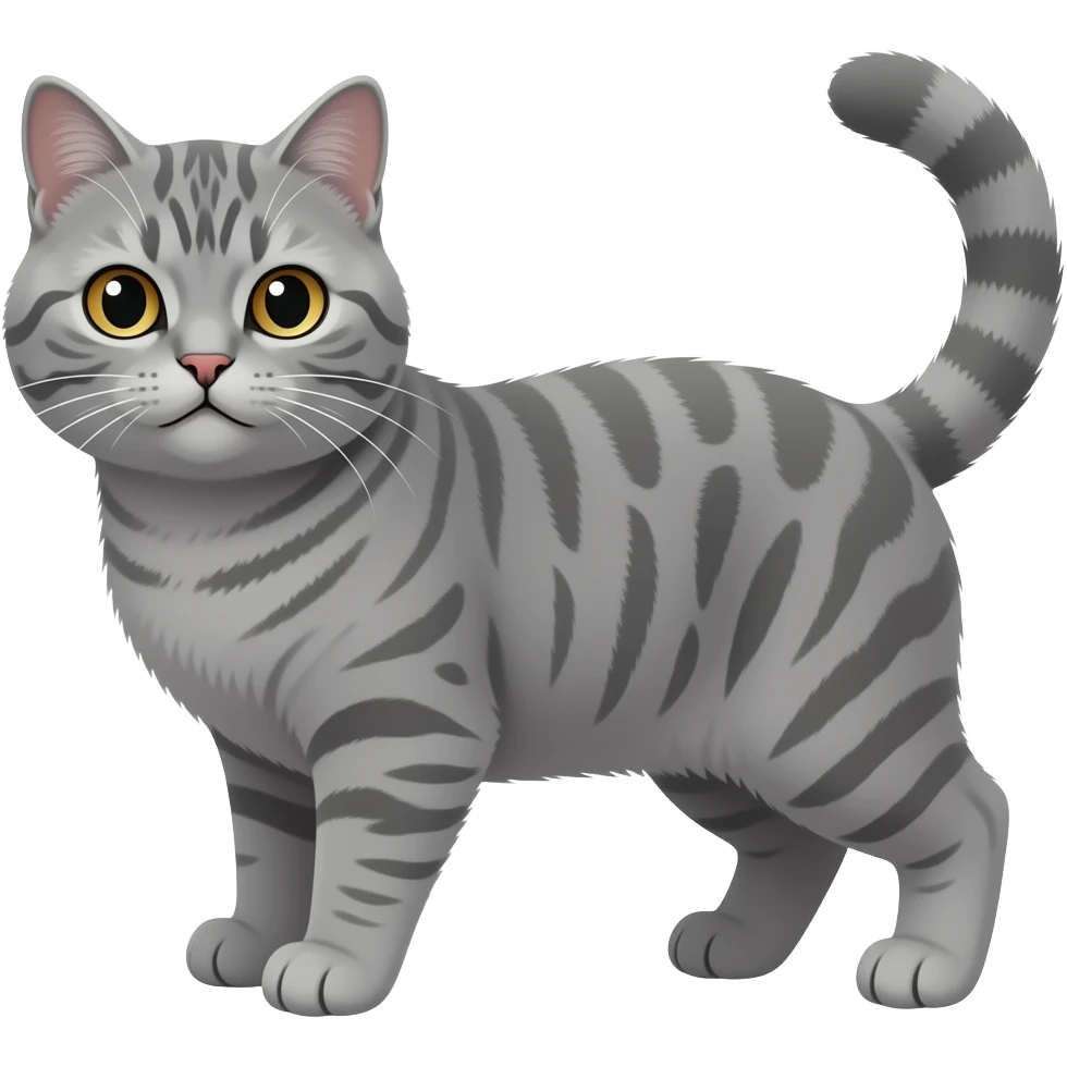 Scottish fold gris dragon emoji