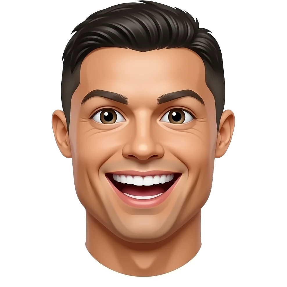 Ronaldo en emoji réaliste emoji