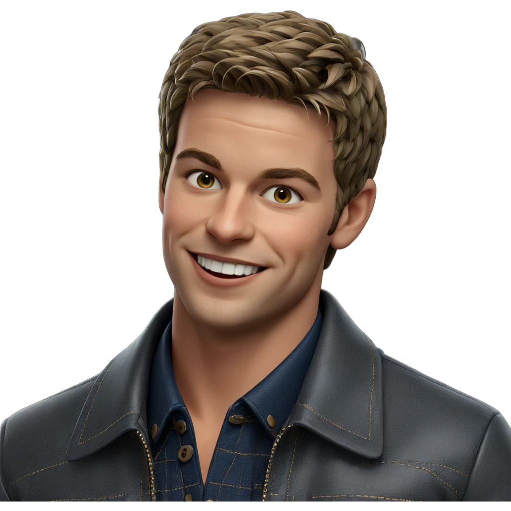 happy boy in jacket emoji