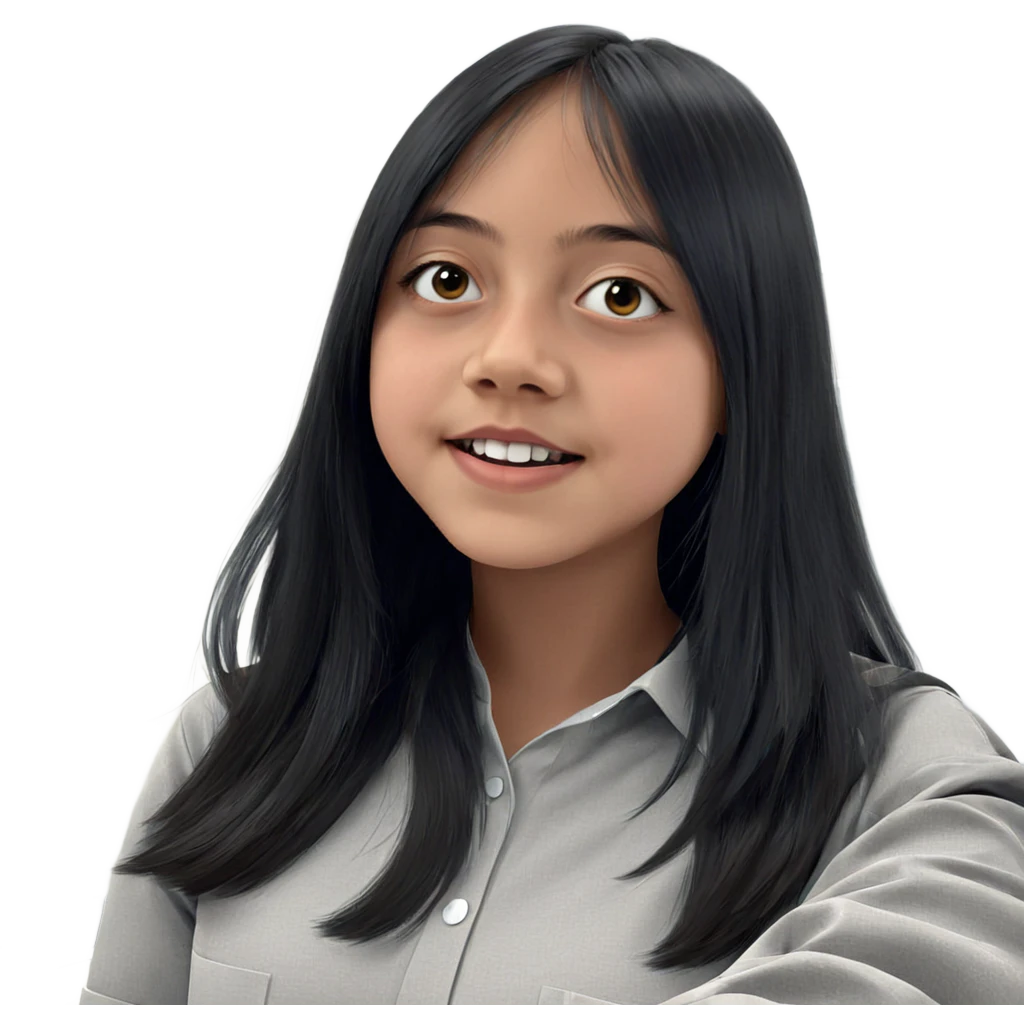 girl in collared shirt emoji