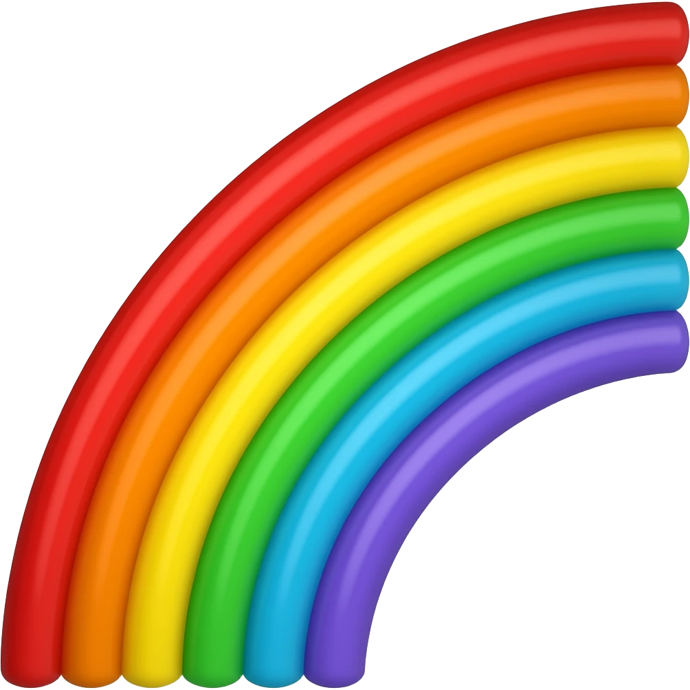 Rainbow emoji