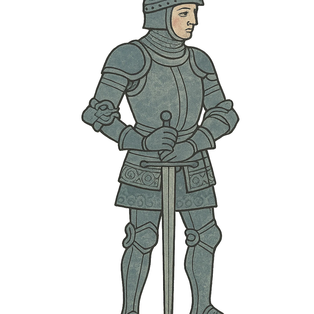 knight in a armor emoji