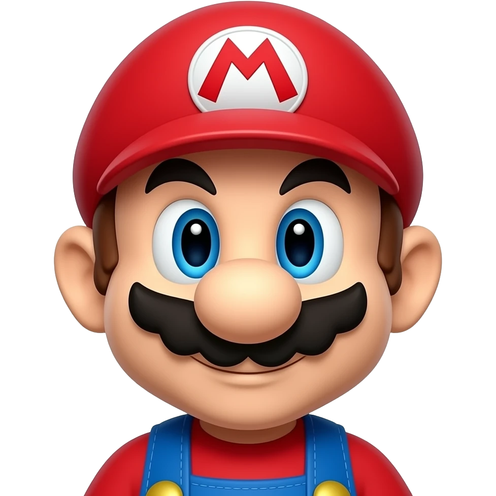 super mario bros face emoji