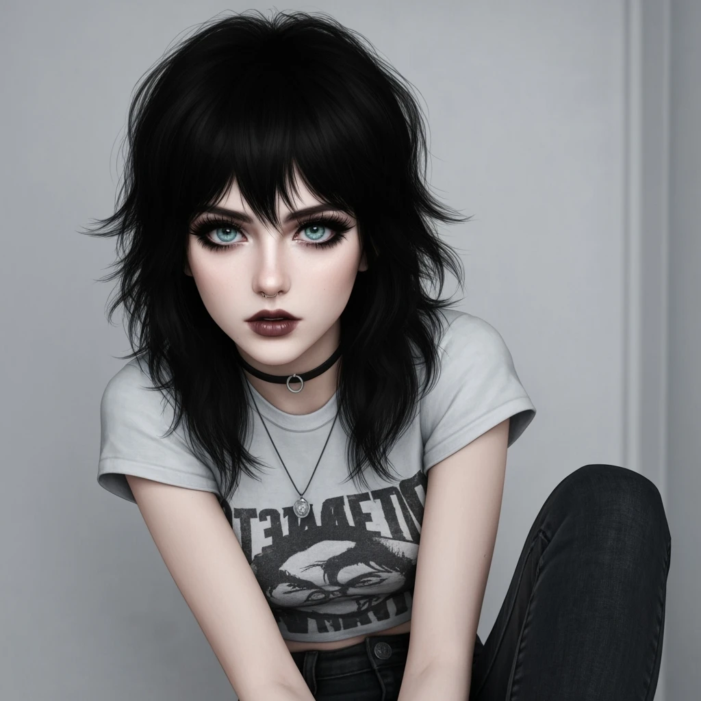 emo profile picture, cute, expressive, minimal, variation 4 emoji