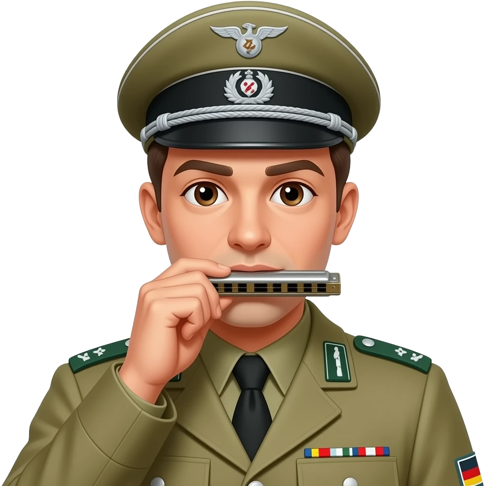 deutscher pfadfinder mit mundharmonika emoji