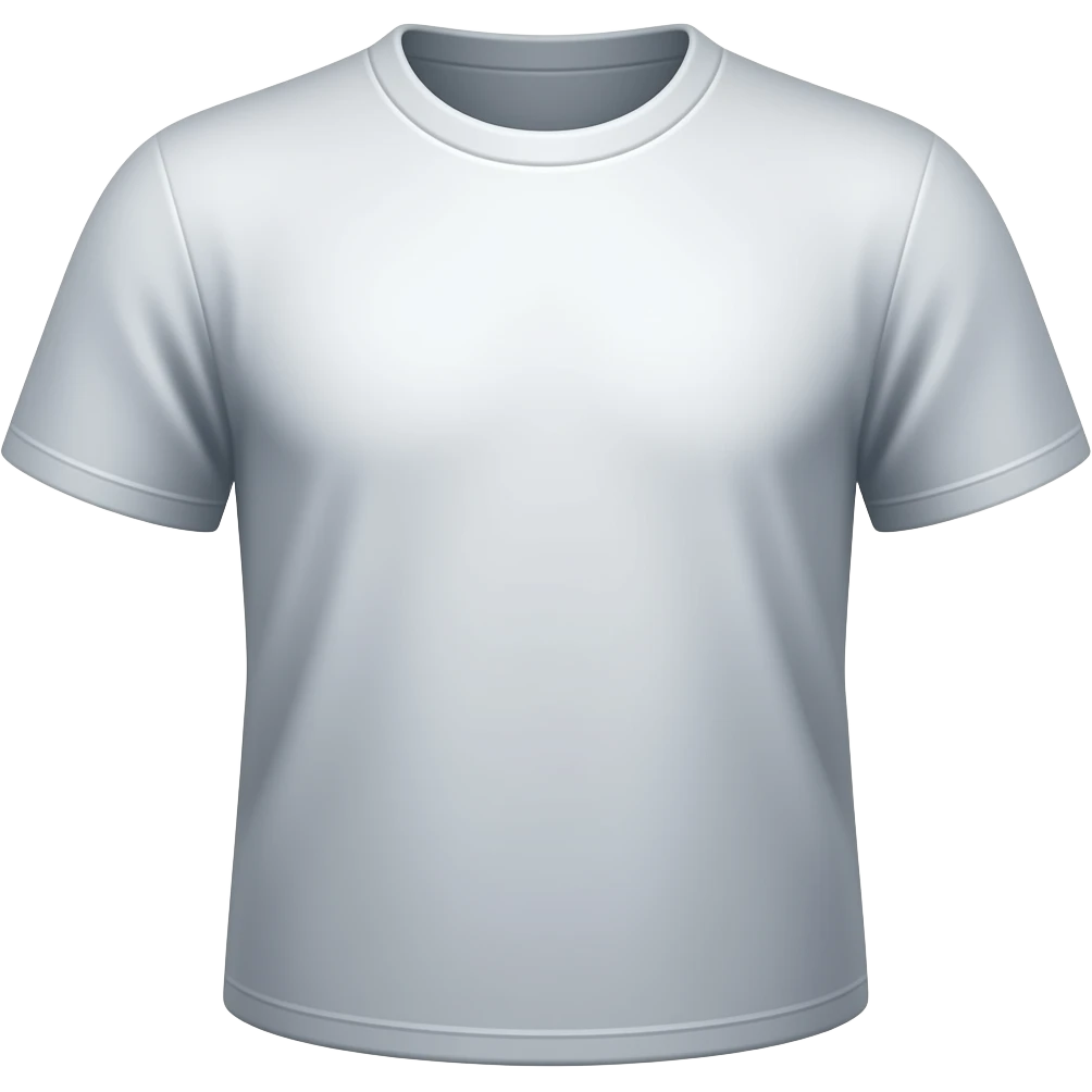 t-shirt emoji, cartoon style emoji