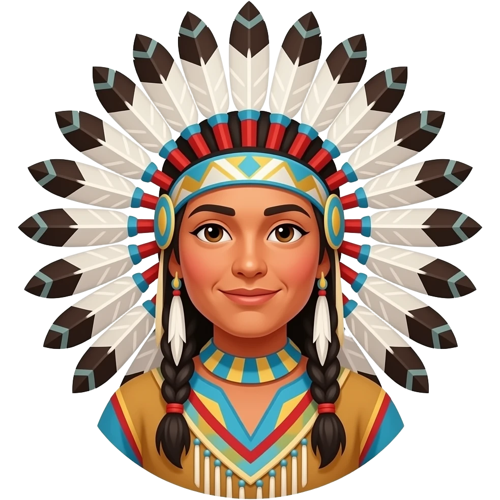 vibrant native american pow wow dancers emoji