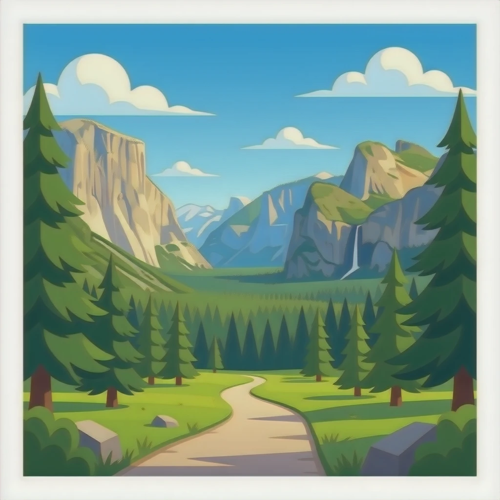 Yosemite park emoji