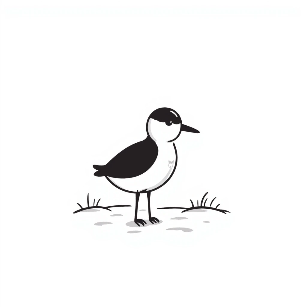 Sandpiper emoji