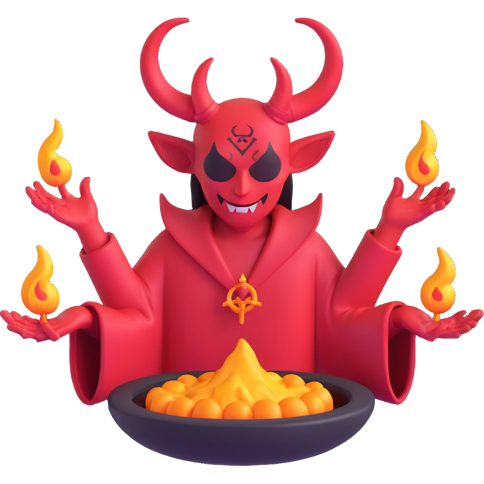 Satanic ritual emoji