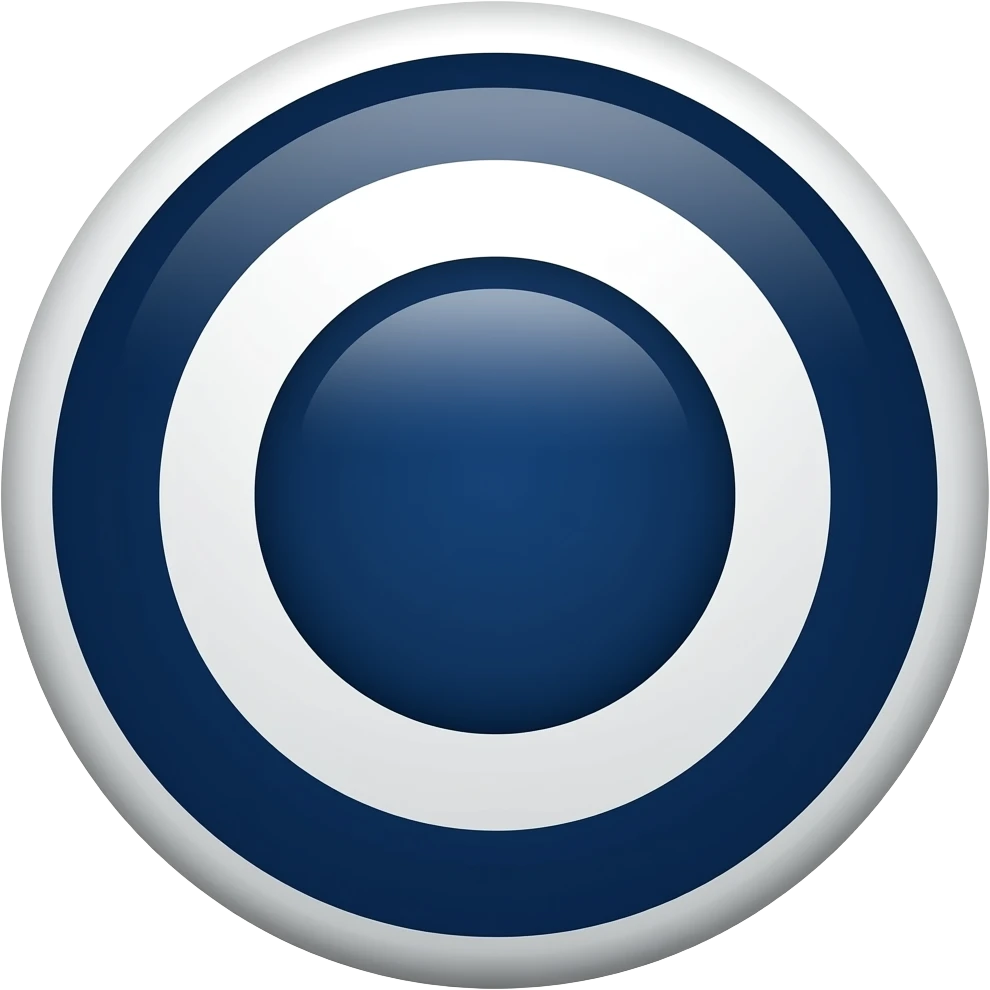 Target, colors inclide dark blue, deep blue, celestial white emoji