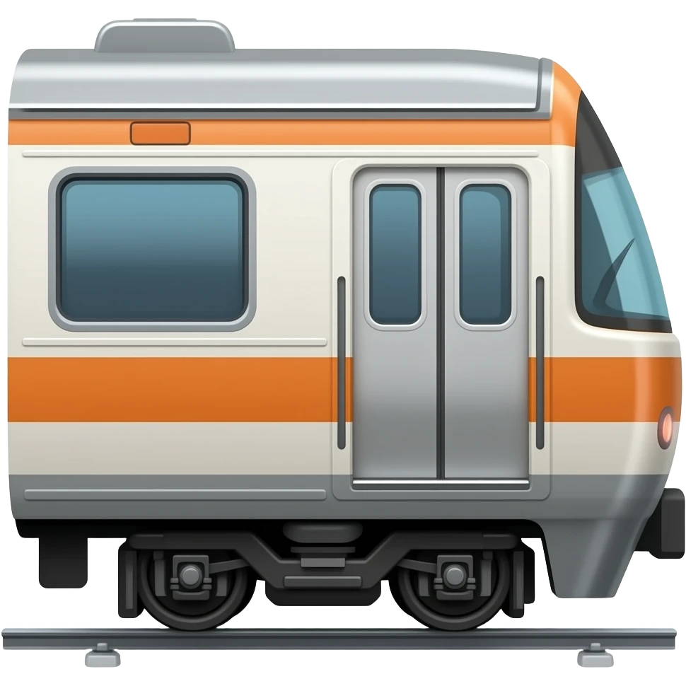 Train Side View emoji