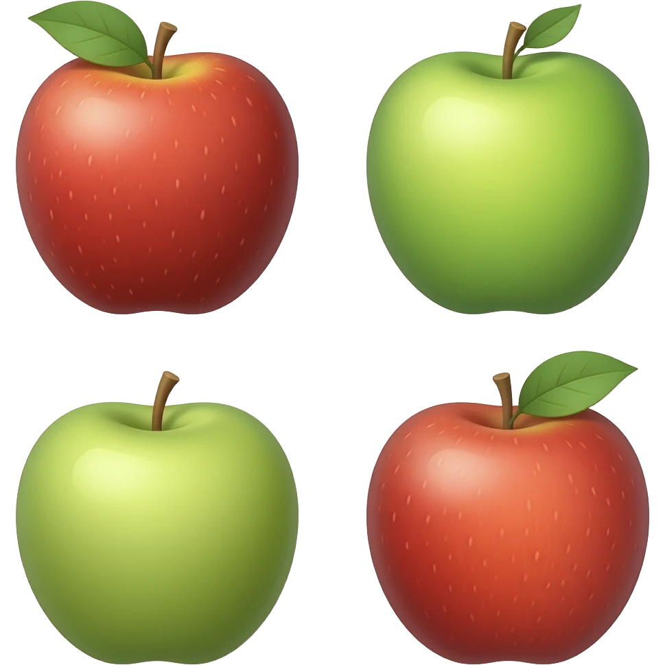 Char rang ka seb 4 emoji