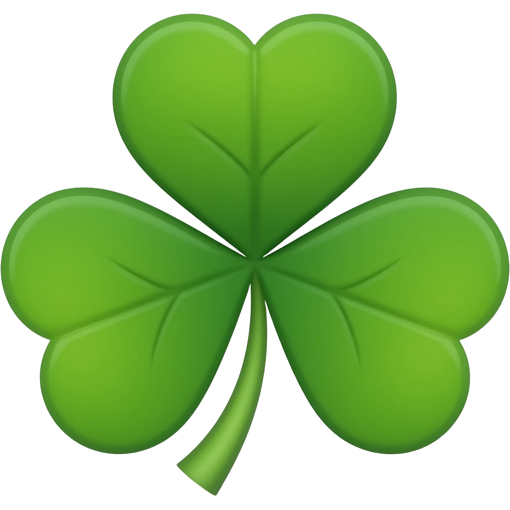 Trébol de 5 hojas emoji