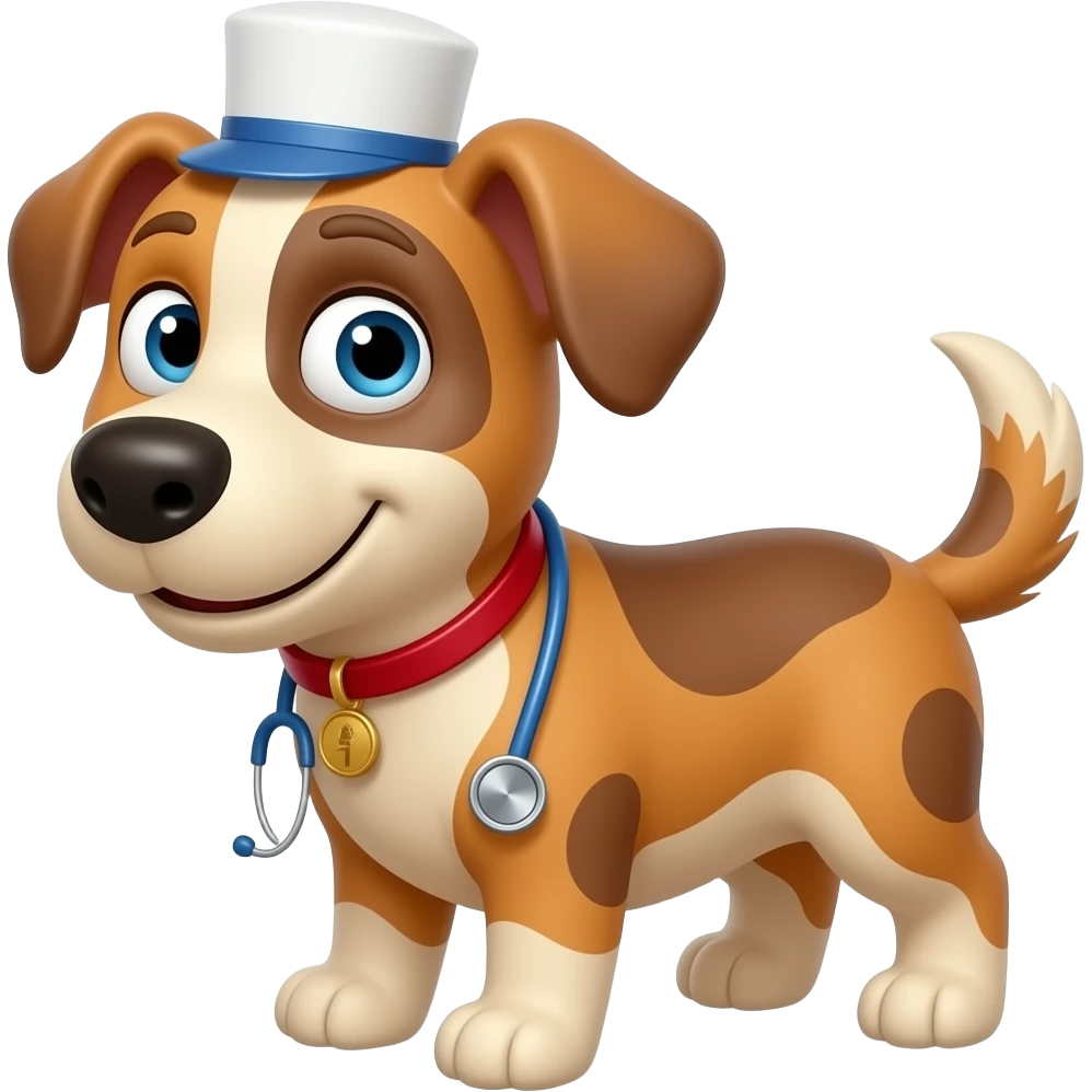 Luci from dischanted doing doctor zoidberg doggy emoji