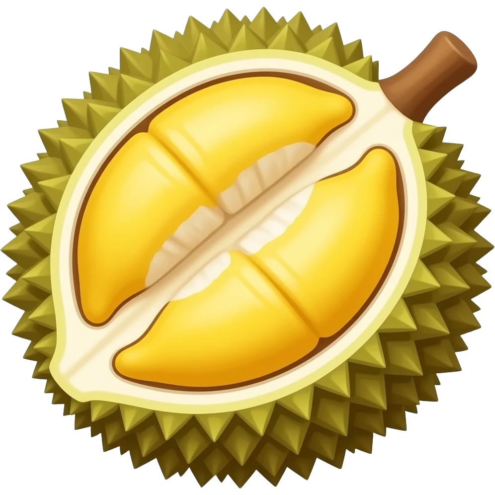 Durian fruit emoji