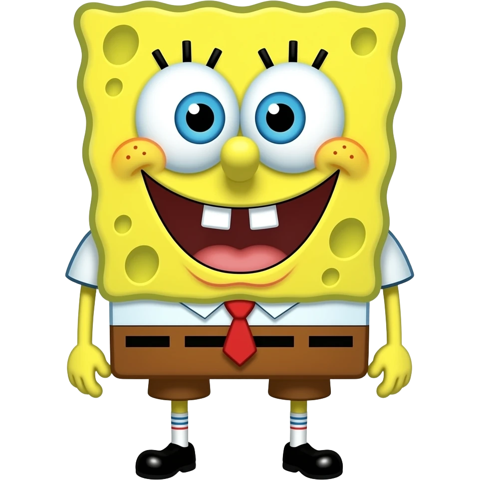 Very fat SpongeBob emoji