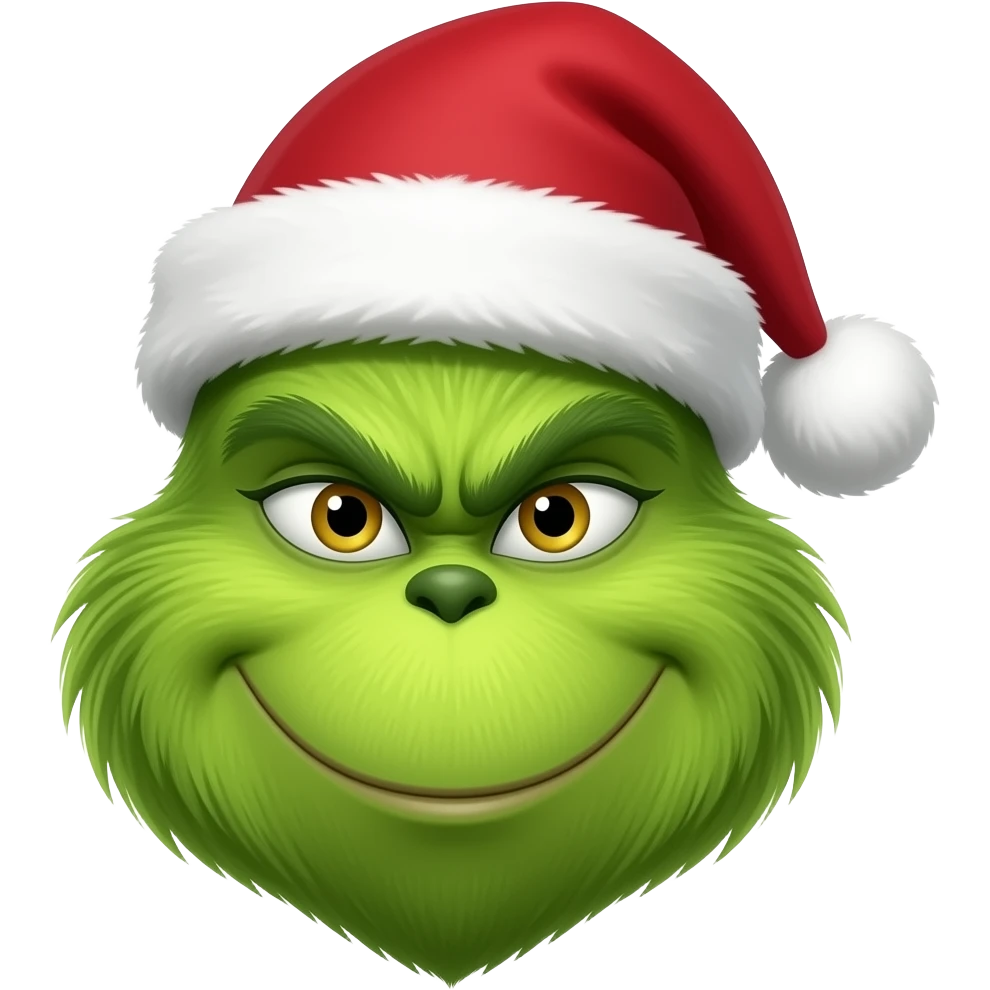 The grinch who stole Christmas emoji