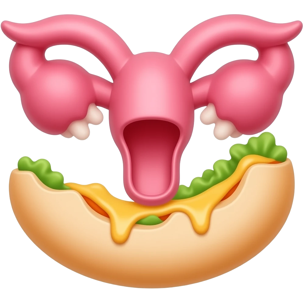 Eating vagina emoji