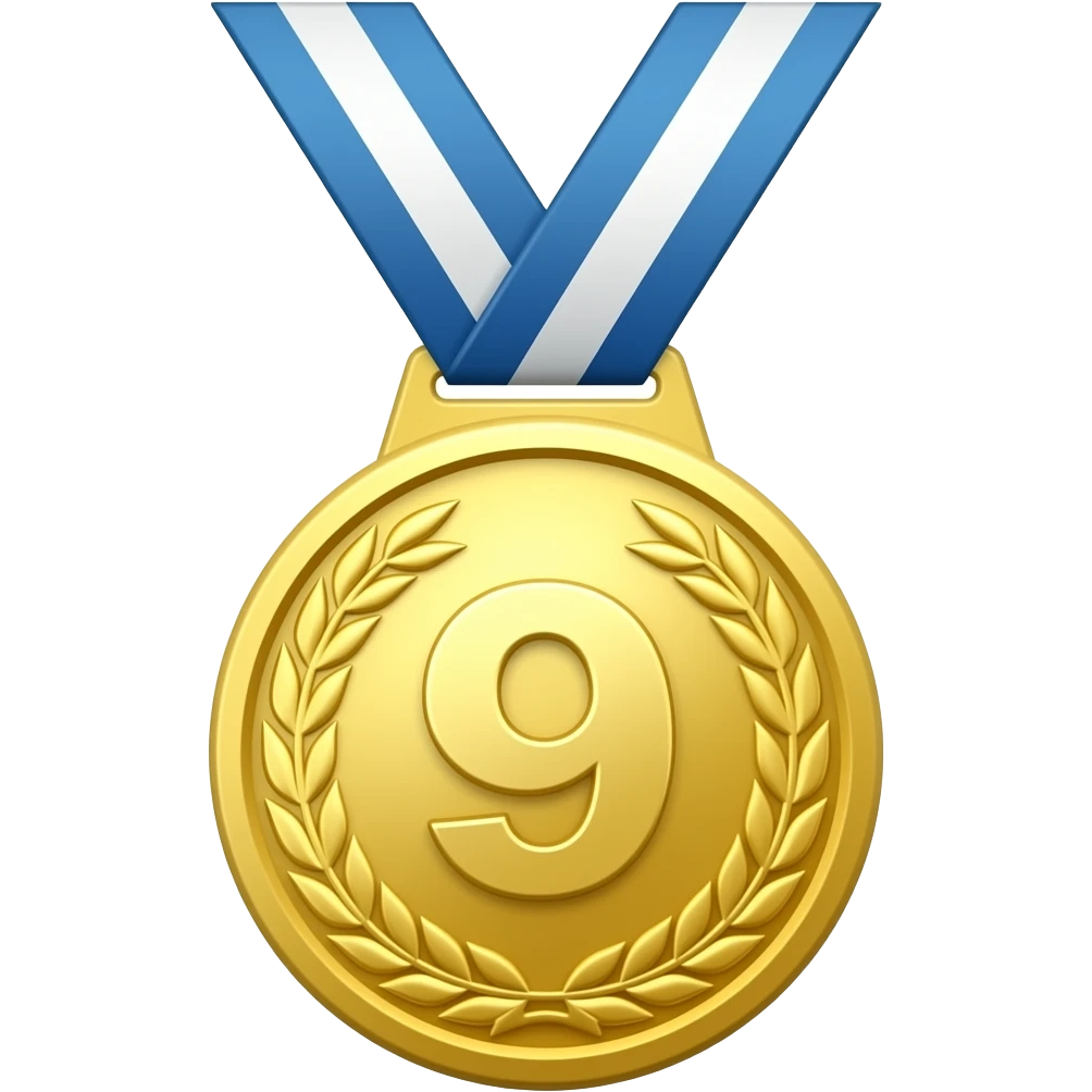 9th place medal emoji