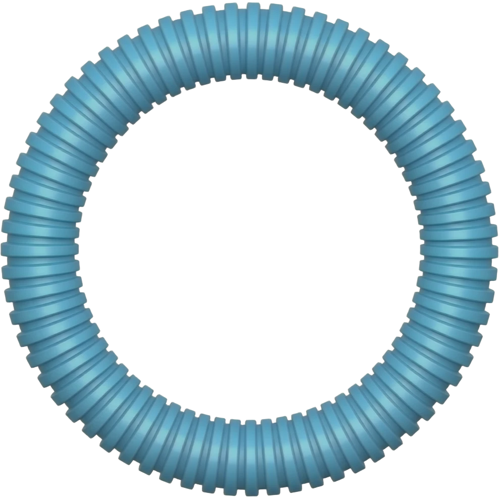 clipart cartoon version,  #B8FFFF plastic vacuum hose. emoji