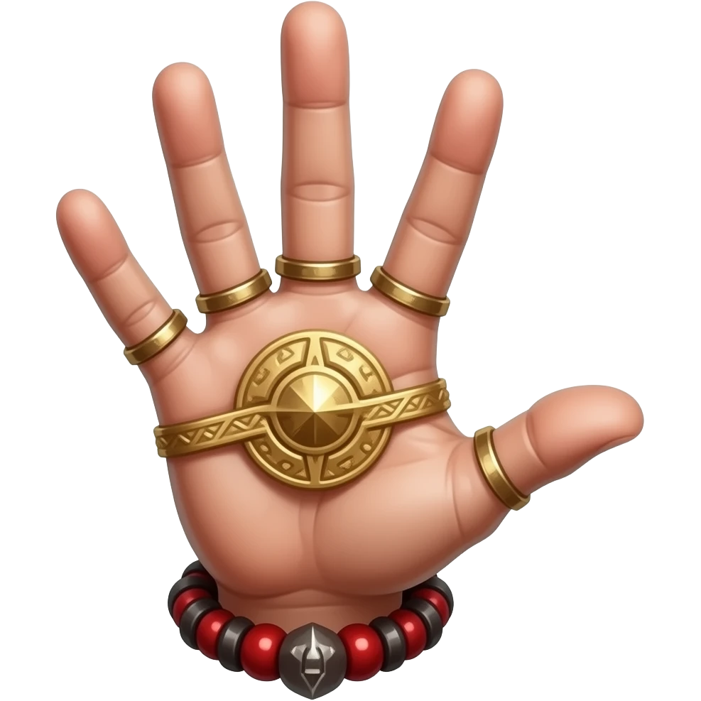 Sukuna's malevolent shrine hand pose emoji
