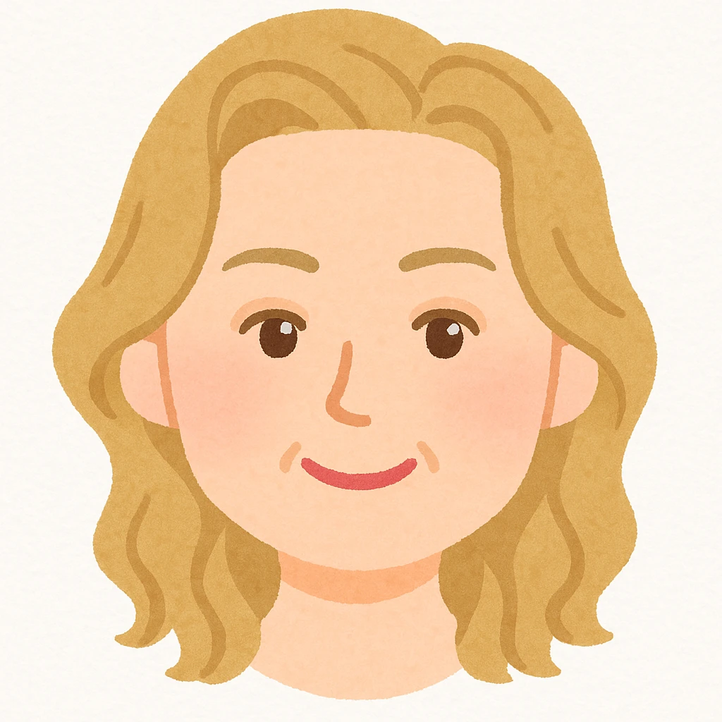 Amber Heard's face only, no neck or body, in Irasutoya style with soft colors, round features, gentle and friendly expression, simple cartoon look, light background, maintaining recognizable facial features and hair color emoji