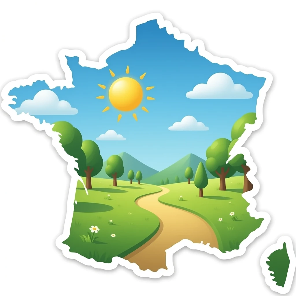 map of france emoji