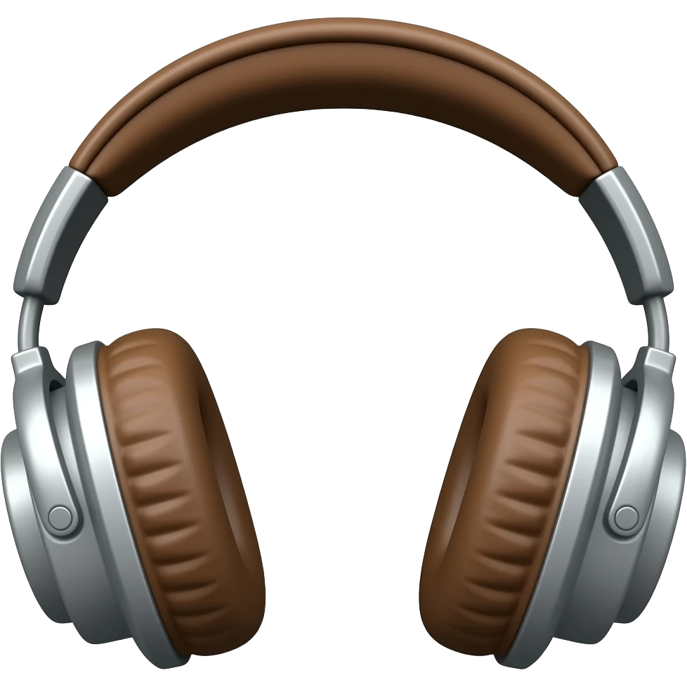 vintage headphones emoji