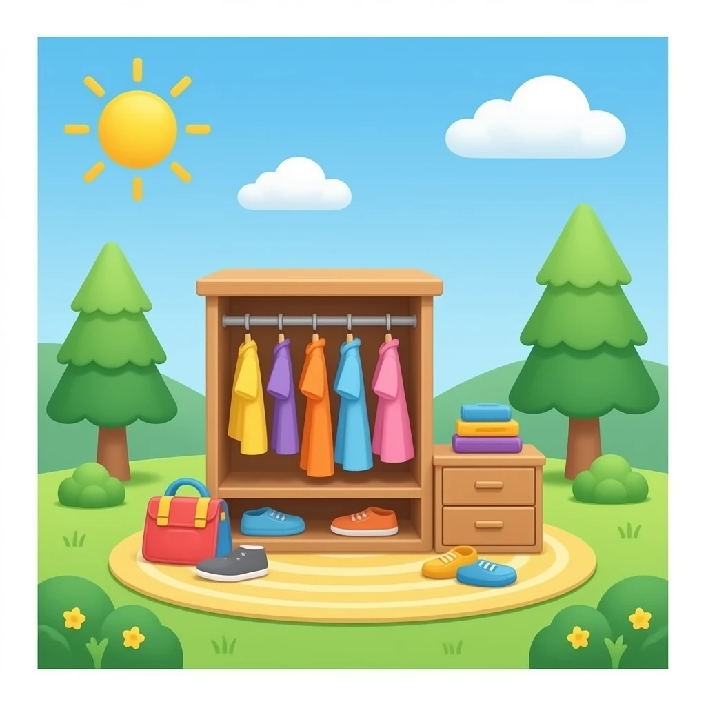 kids wardrobe emoji
