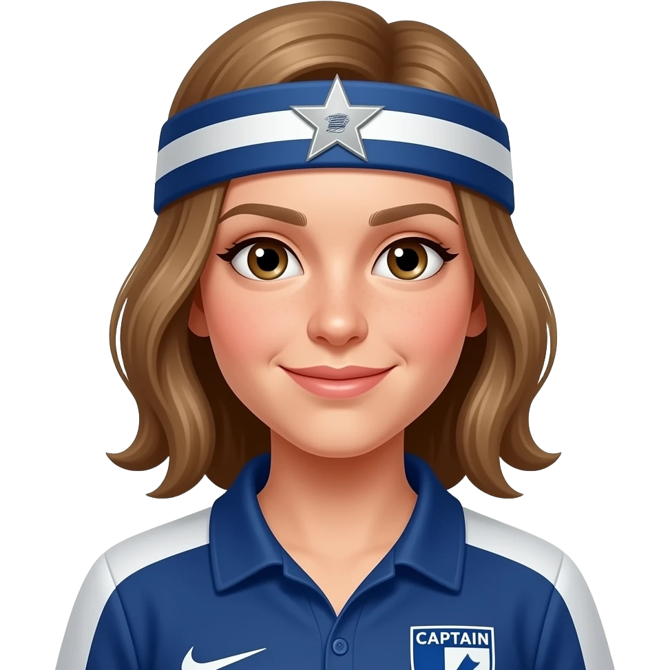 Futbol kaptanı amerikan futbolu değil kaptan bandı ekle kız olsun emoji