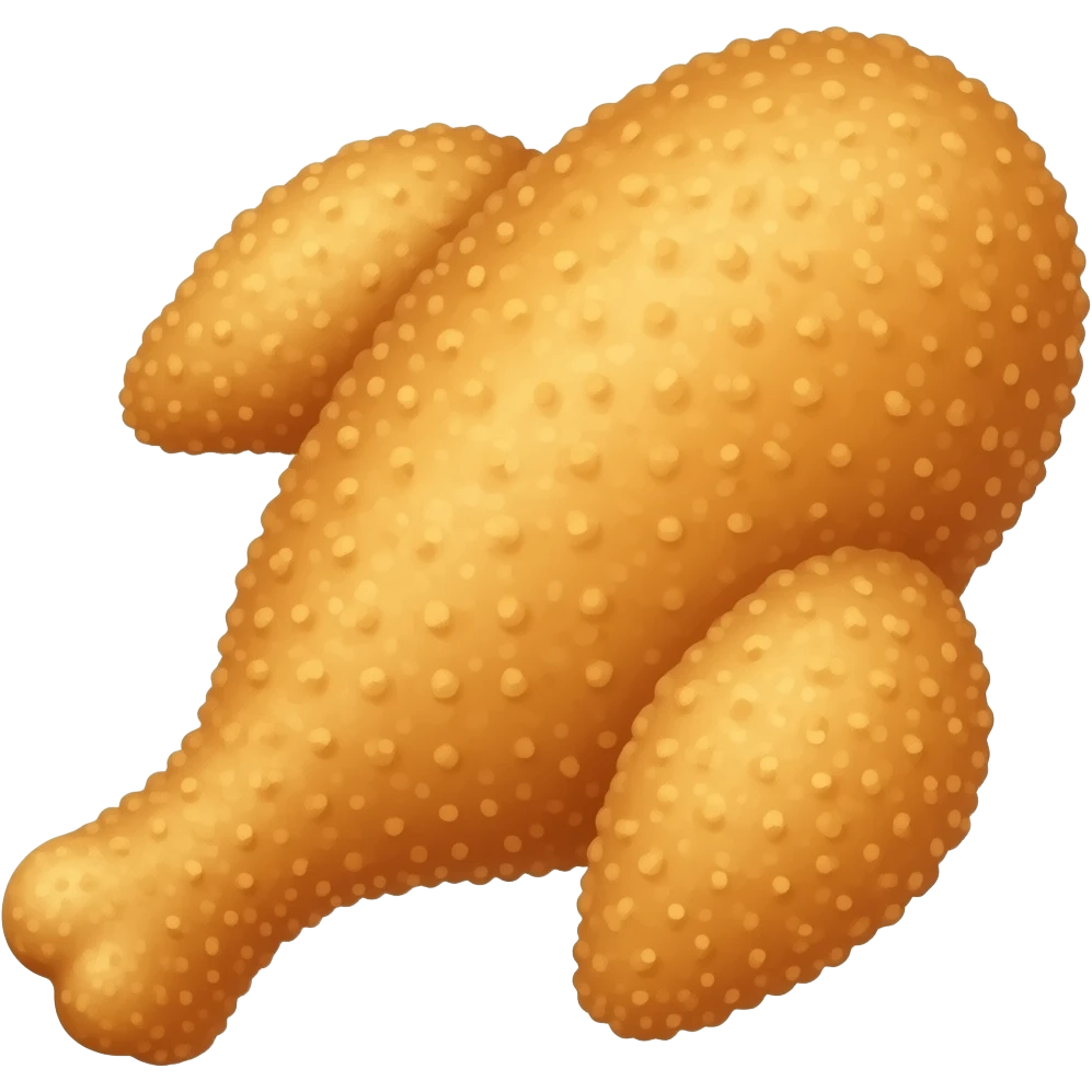 bone less chiken popers. emoji